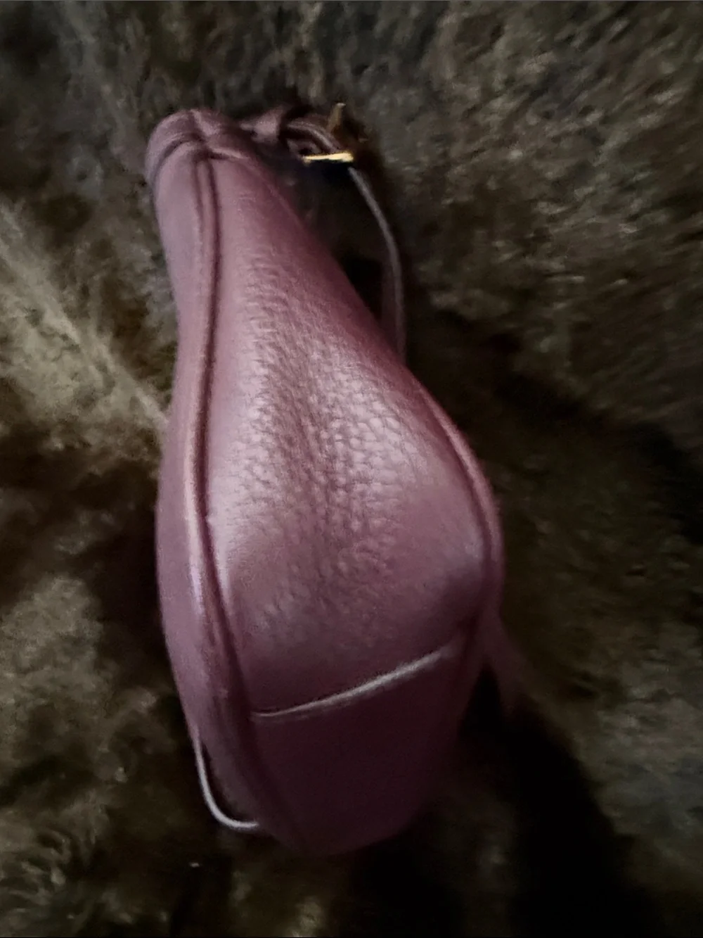 Marc by Marc Jacobs Plum Leather Crossbody Bag